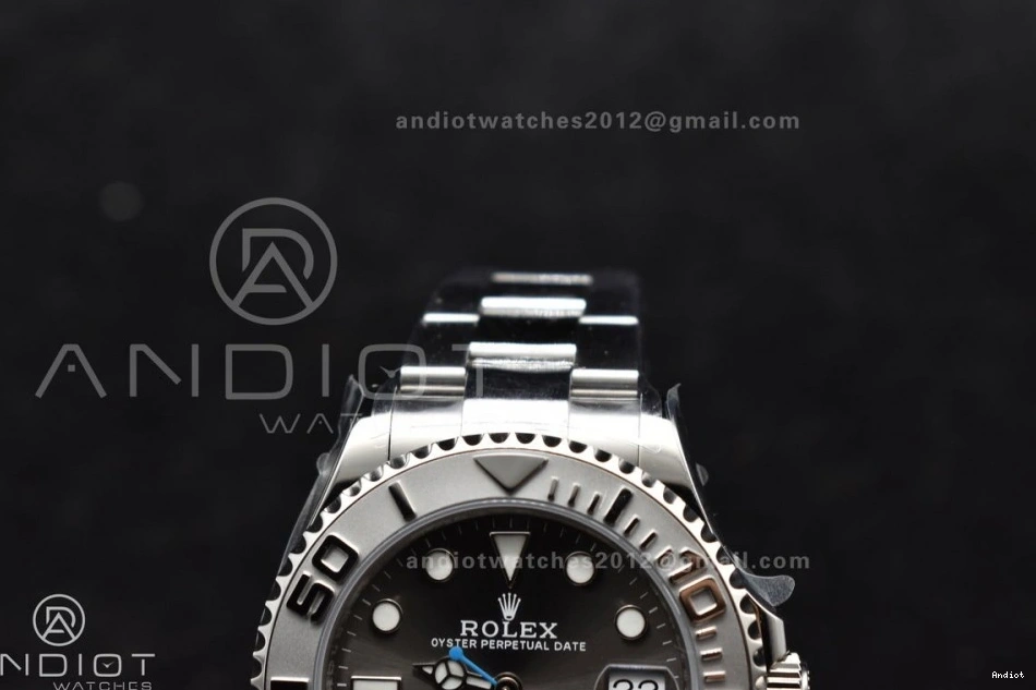 A2824 Bracelet Gray CVSF Dial SS 1:1 37mm Yacht-Master 316L and Best Case Edition 268622 1206